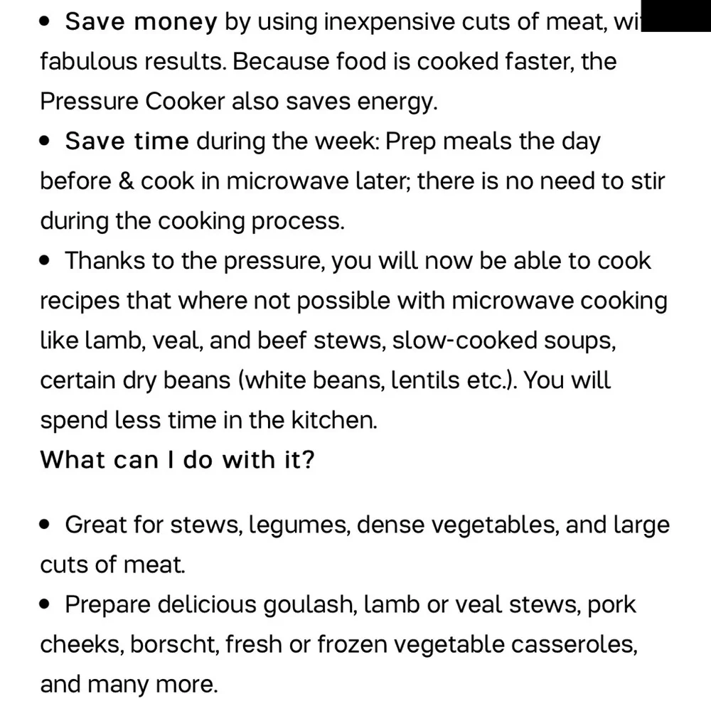 TUPPERWARE Pressure cooker